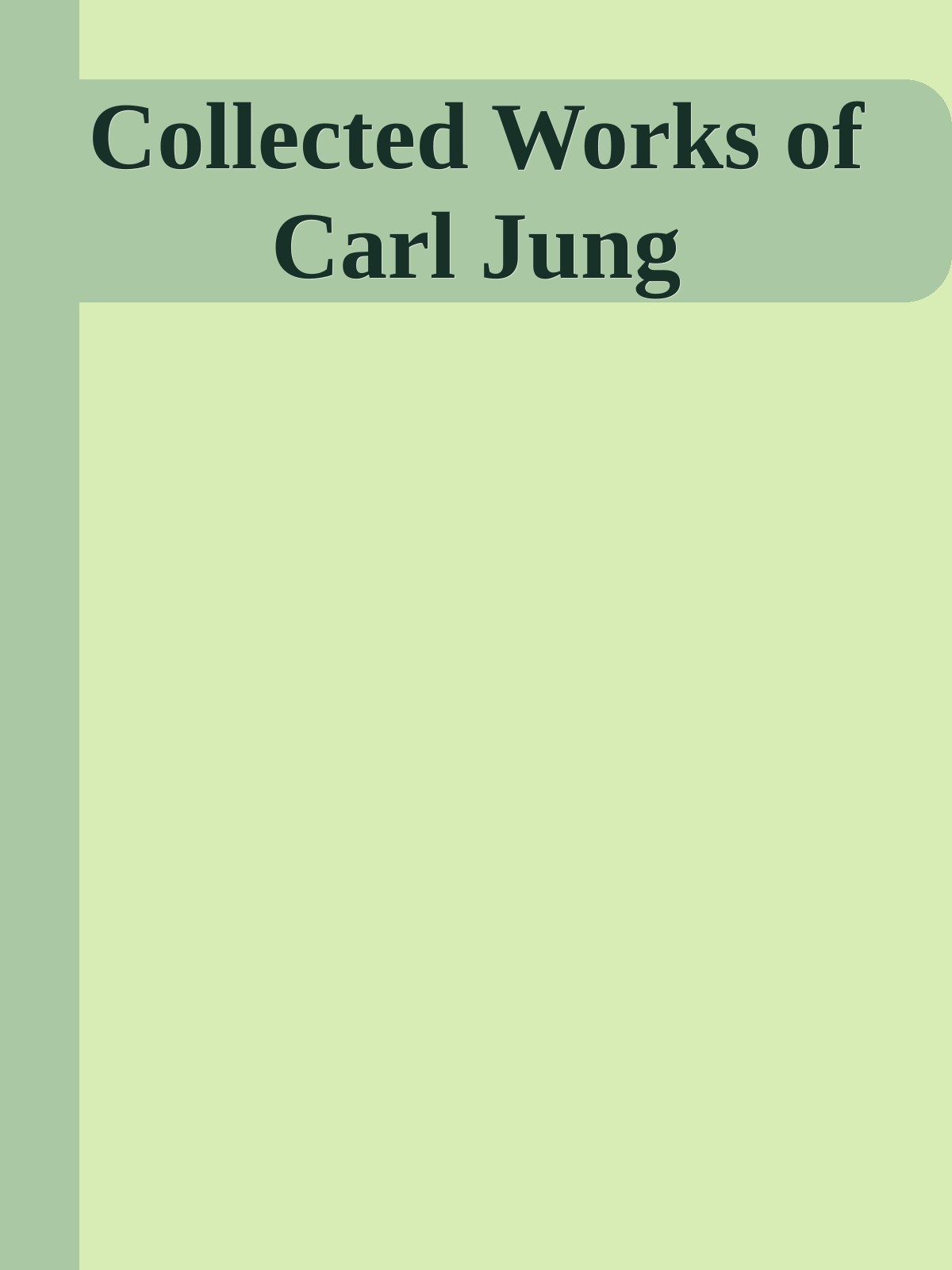 Collected Works of Carl Jung
