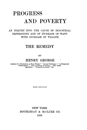 Progress and Poverty