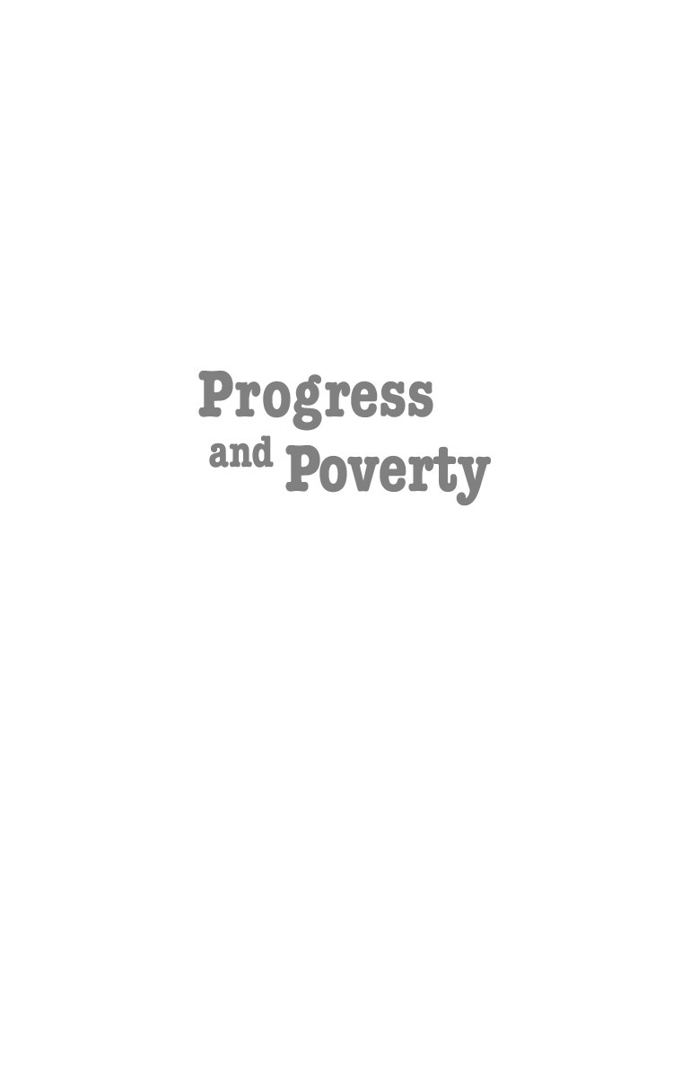 Progress and Poverty