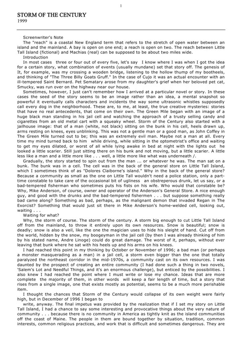 Storm of the Century